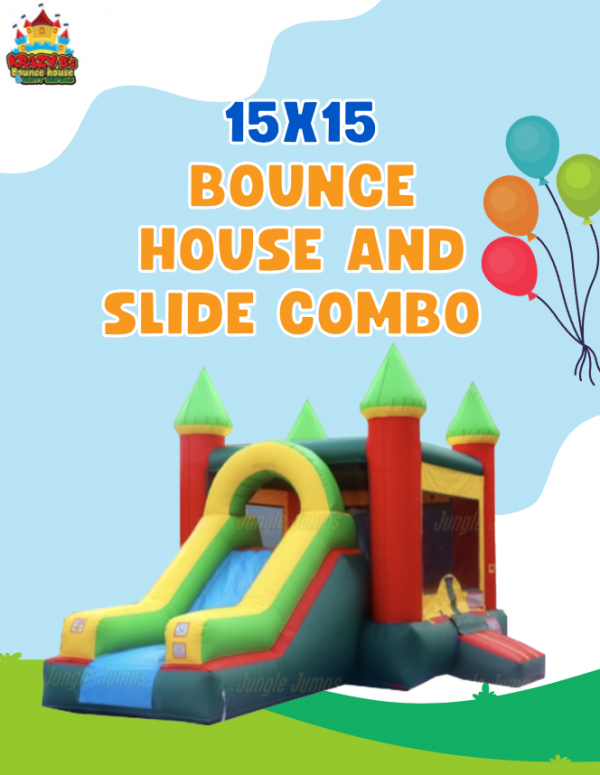 15 X15 Bounce House and Slide Combo
